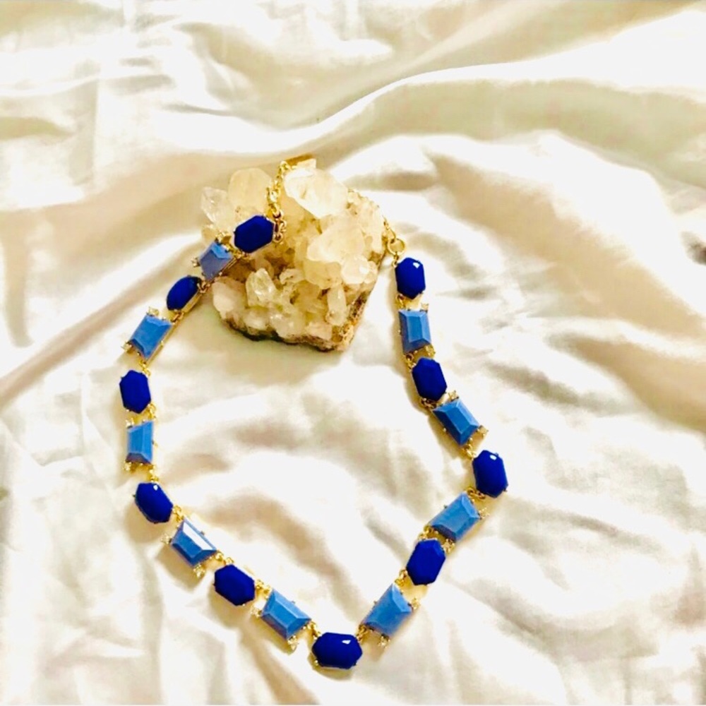 J.Crew Blue Statement Necklace